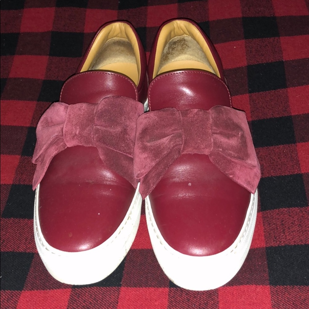 Buscemi bow tie sneakers (rusty color)